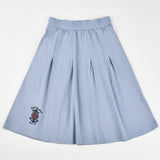 Anchor Embroidered Skirt - Blue