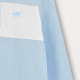 Color Block Polo Shirt - Light Blue