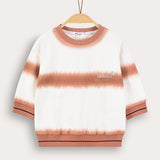 חולצה בהדפס בטיק - כתום