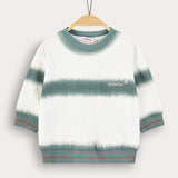 חולצה בהדפס בטיק - שחור