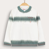 חולצה בהדפס בטיק - שחור