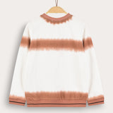 חולצה בהדפס בטיק - כתום