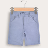 Linen shorts - blue