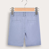 Linen shorts - blue