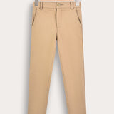 Long jersey pants - beige