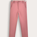Long jersey pants - purple