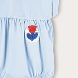 אוברול בייבי קישוט קרושה - תכלת