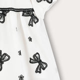 שמלת בייבי עם פפיונים - שחור