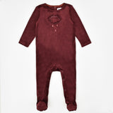 בייביגרו קטיפה עם ענן - בורדו