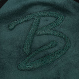 בייביגרו קטיפה עם רקמה - ירוק