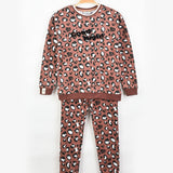 סט פיג'מה עם כיתוב - חמרה