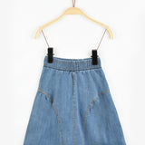 חצאית ג'ינס מתרחבת - תכלת