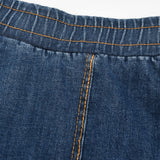 חצאית ג'ינס מתרחבת - כחול