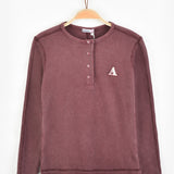 חולצת ואפל תיקתקים - בורדו