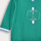 Polo Top + Logo - Green