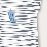 חולצת בייבי פסים - כחול