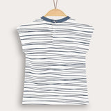 חולצת בייבי פסים - כחול