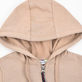 קפוצ'ון פוטר עם רוכסן - בז'