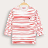 Printed T-shirt with popsicle - Red
