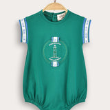 אוברול פולו לבייבי - ירוק