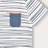 S.K. Shirt, thin stripes print - jeans