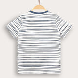 S.K. Shirt, thin stripes print - jeans