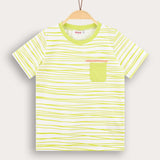 Slim-fit shirt with thin stripes - gray