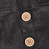 טייץ בייבי קורדרוי עם כפתורים - אפור