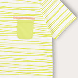 Slim-fit shirt with thin stripes - gray