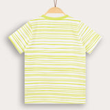 Slim-fit shirt with thin stripes - gray