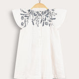 אוברול שרוולי מלמלה - כחול