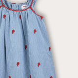 סרפן כתפיות עם פסים - כחול