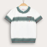 חולצת טי שירט הדפס בטיק - מנטה