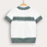 חולצת טי שירט הדפס בטיק - מנטה