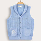 Crochet cardigan - blue
