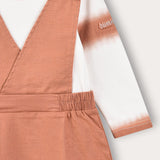 סט חולצה וסרפן - כתום