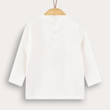 חולצת בייבי כדור פורח - שמנת