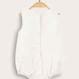 אוברול מעטפת עם רקמה - כחול