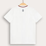 T-shirt with logo - beige
