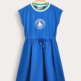 שמלת כיווצים עם שרוך קשירה - רויאל