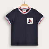 Boys' shirt + boat pocket - Navy