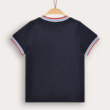 Boys' shirt + boat pocket - Navy
