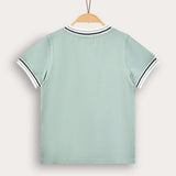 Boys' shirt + boat pocket - black