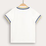 Boys' shirt + boat pocket - yellow