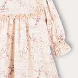 שמלת קומות פרחונית - ורוד