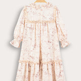 שמלת קומות פרחונית - ורוד