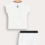 סט בייבי ספורטיבי - שמנת