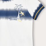 סט בייבי הדפס בטיק - כחול