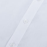 חולצה מכופתרת עם צווארון - לבן