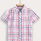 Chinese checkered shirt - red